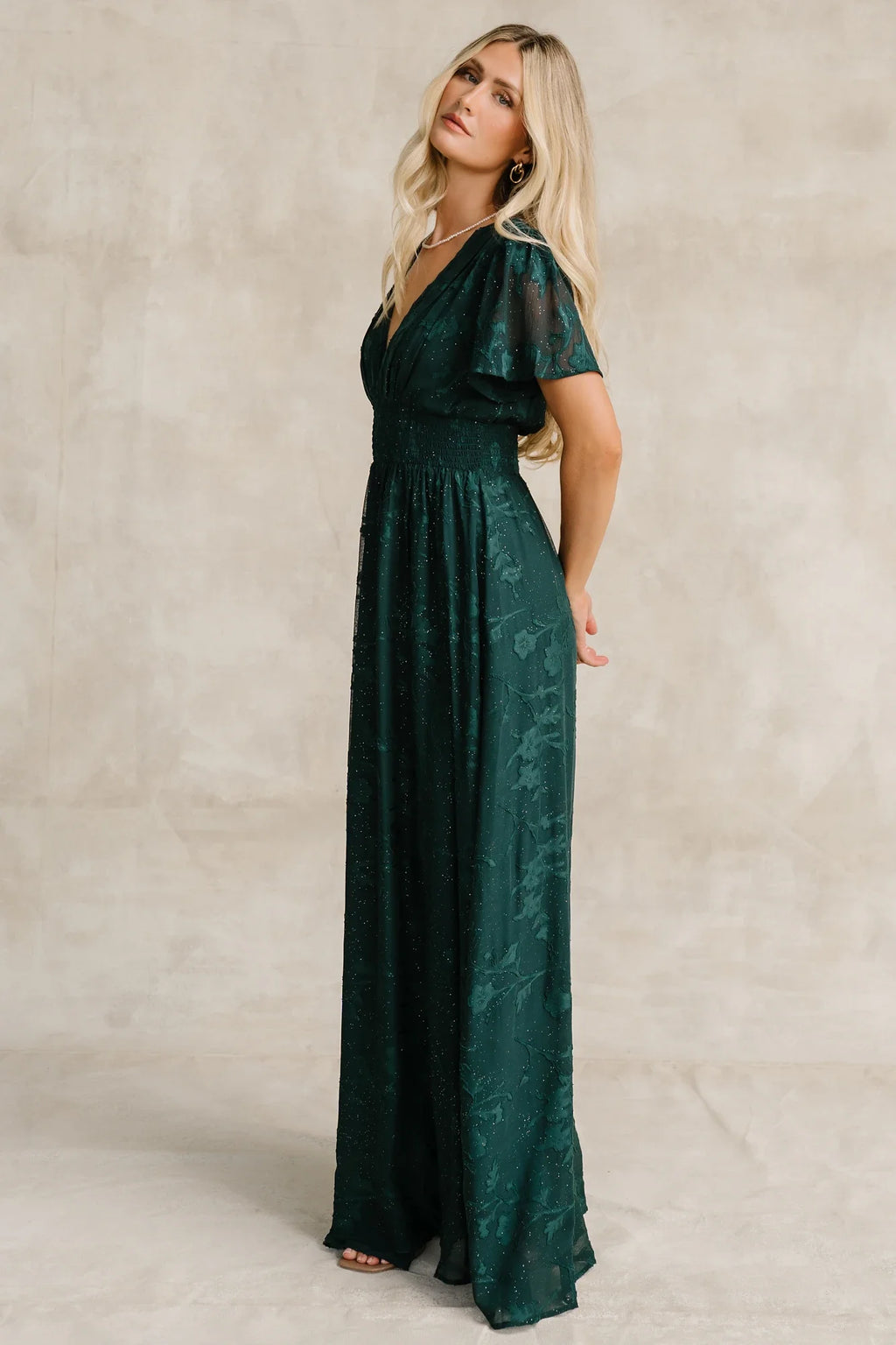 Noelle Maxi Dress | Dark Green