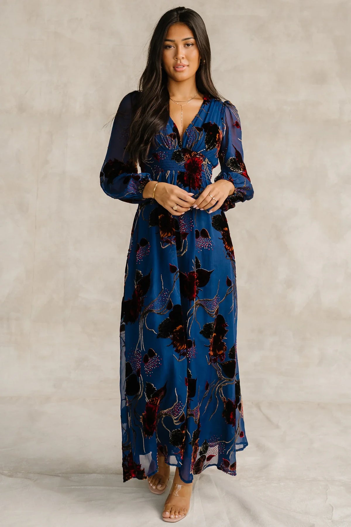 Mikla Maxi Dress | Blue Multi Main image