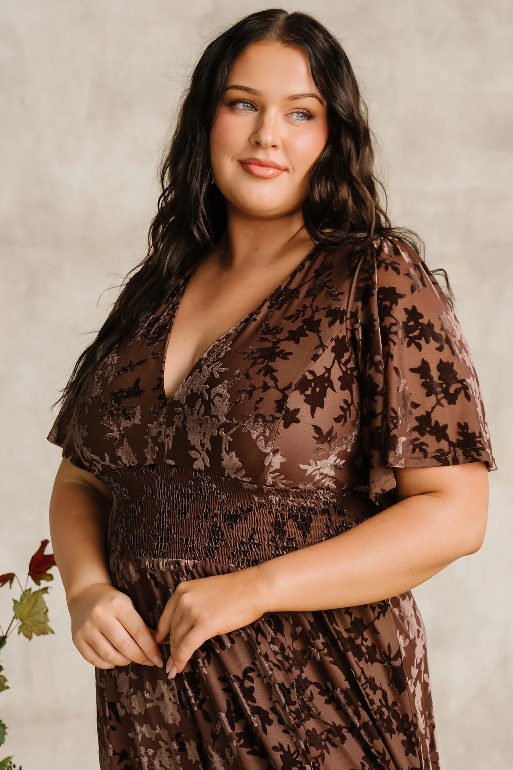 Veronica Velvet Maxi Dress | Espresso