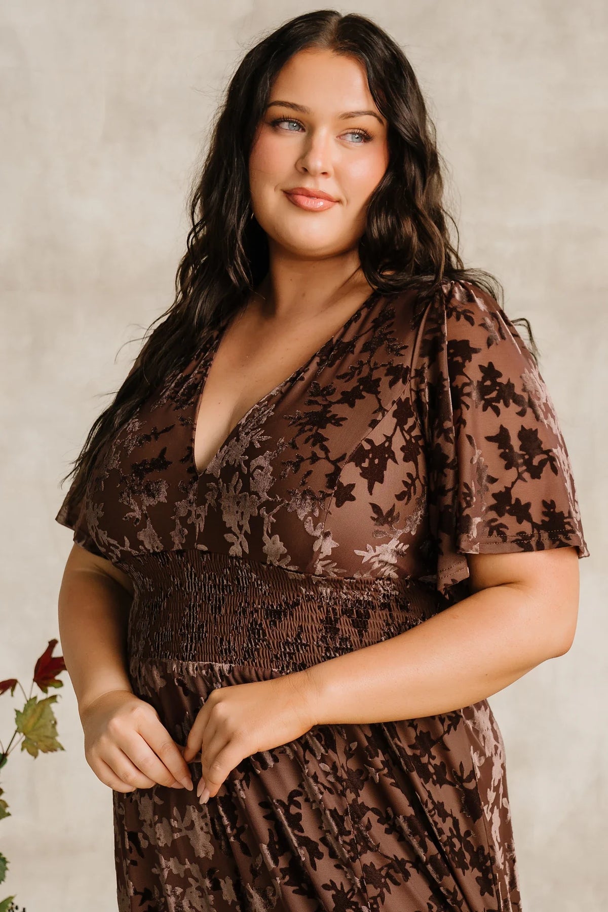 Veronica Velvet Maxi Dress | Espresso