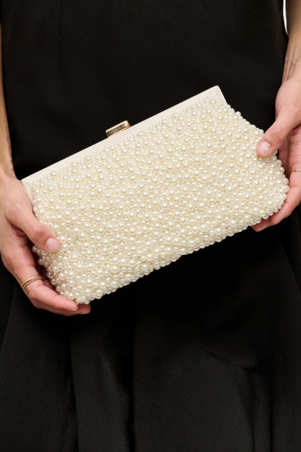 Serena Clutch Bag | Ivory