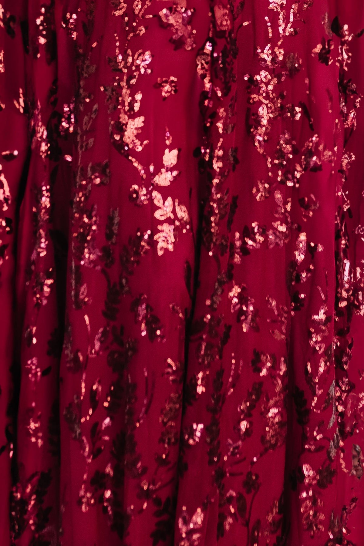 Fabric Swatch - Destiny Sequin | Wine Main image
