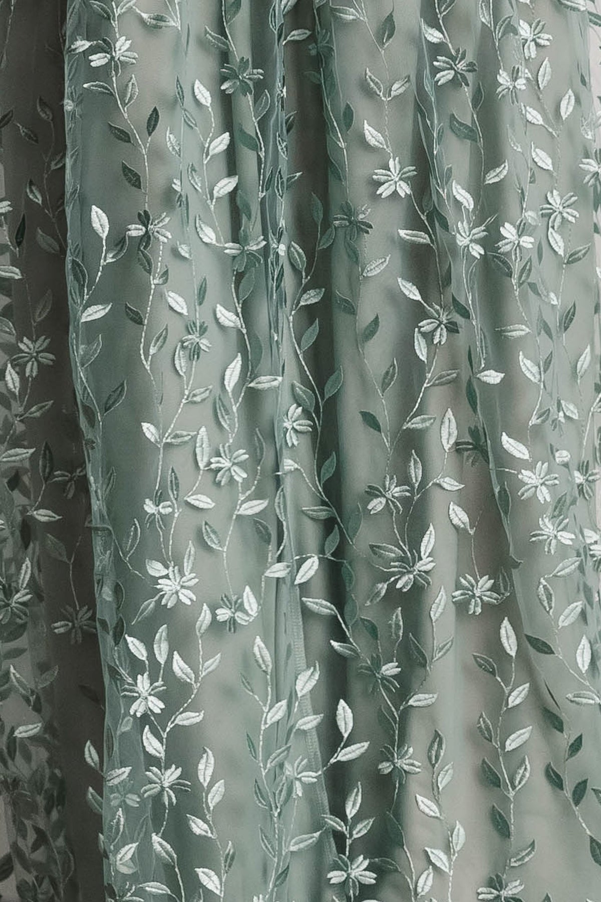 Fabric Swatch - Marseille Embossed | Eucalyptus Main image