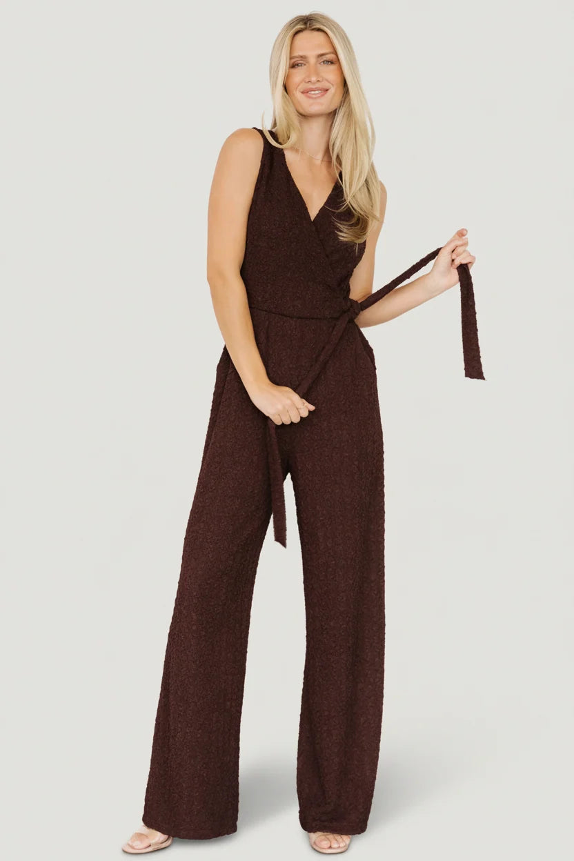 Natasha Jumpsuit | Espresso Main image