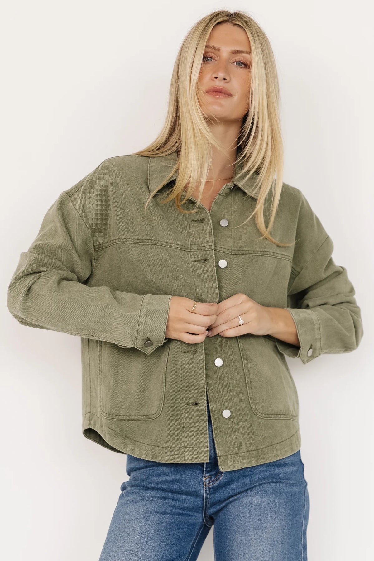 Finn Lightweight Jacket | Olive Main image