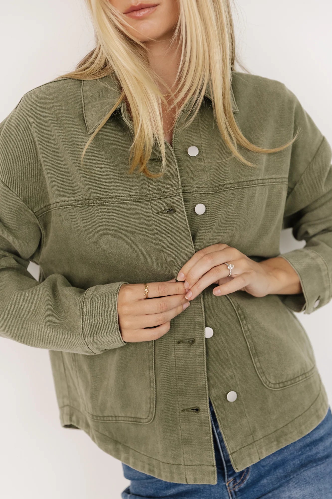 Finn Lightweight Jacket | Olive Secondary image