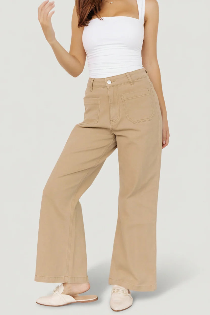 Emery Denim Pants | Natural