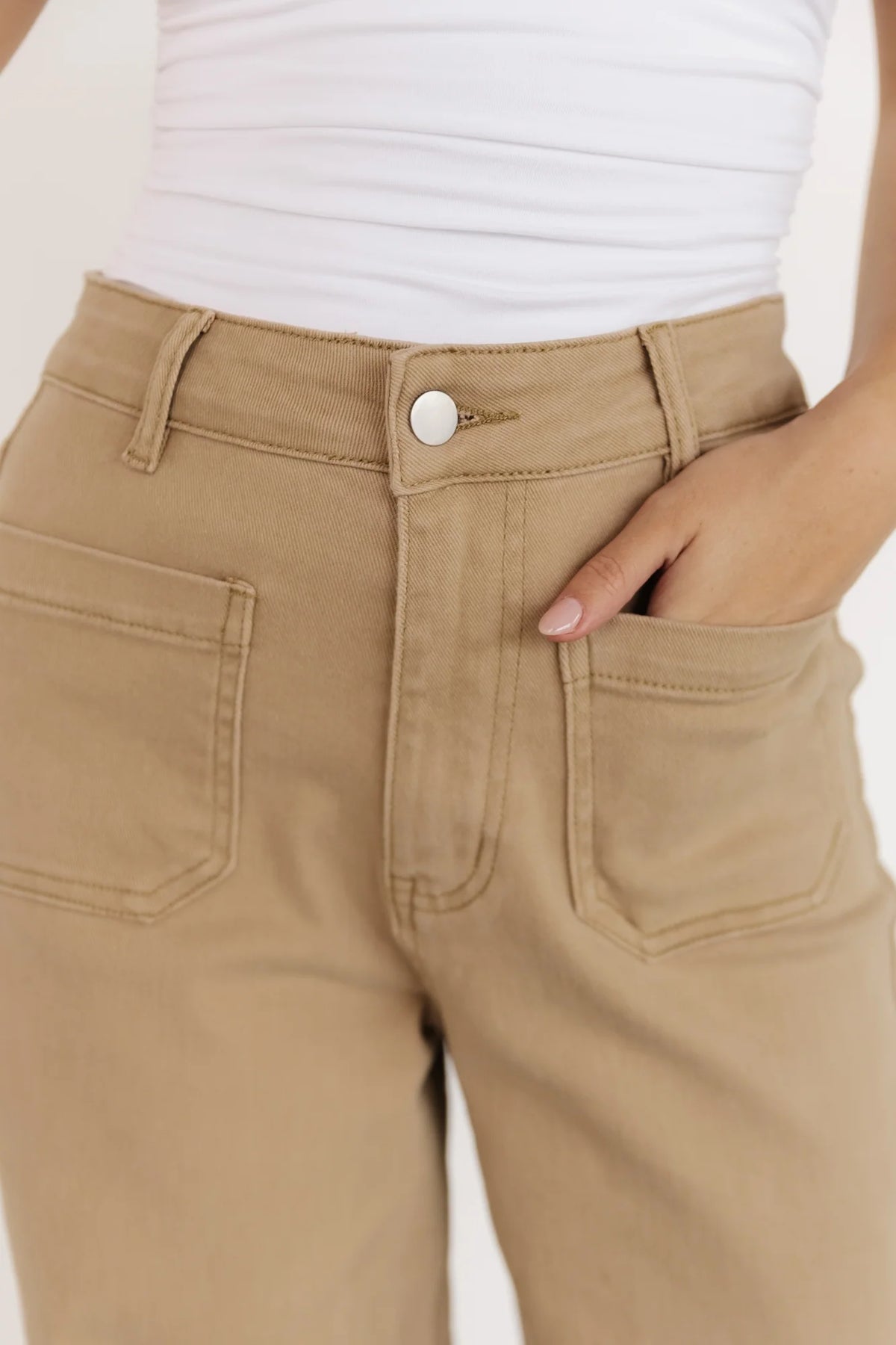 Emery Denim Pants | Natural