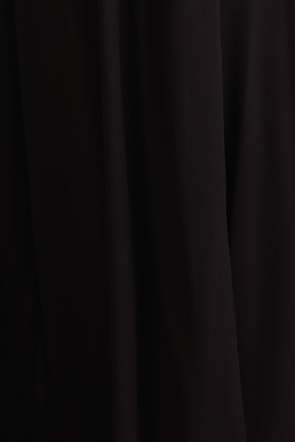 Fabric Swatch - Naomi Chiffon | Black