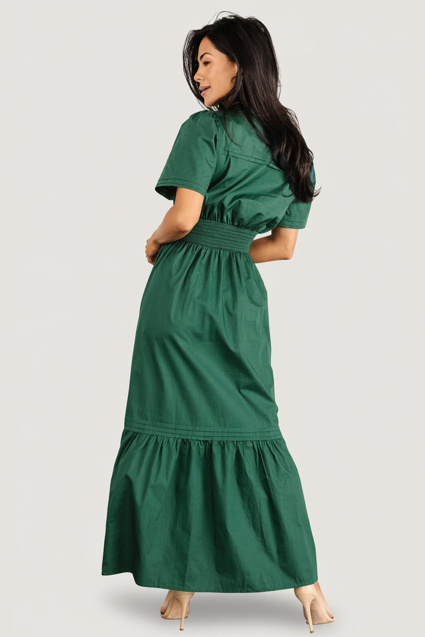 Vera Maxi Dress | Emerald