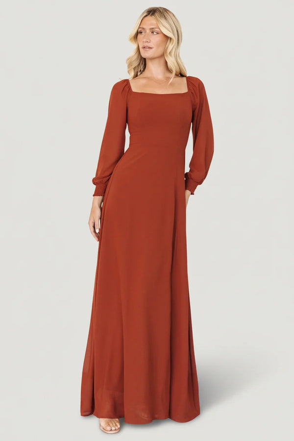 Giselle Maxi Dress | Rust