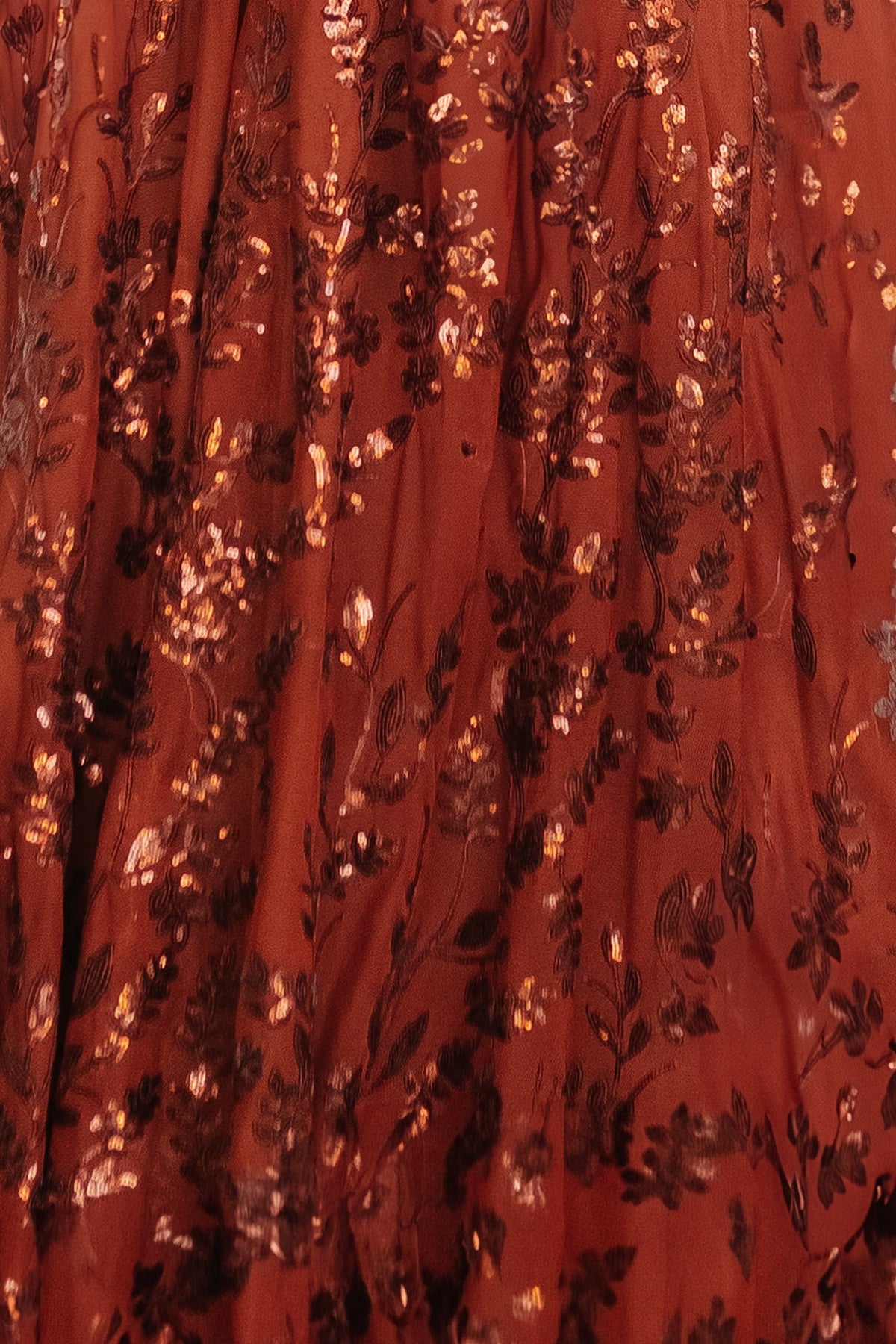 Fabric Swatch - Destiny Sequin | Cinnamon Main image