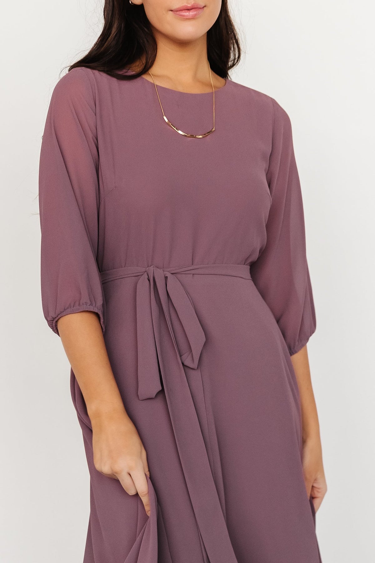 Rebecca Maxi Dress | Vintage Plum