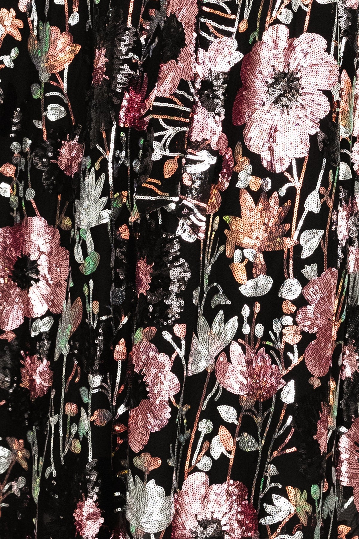 Fabric Swatch - Destiny Sequin | Black Multi Main image