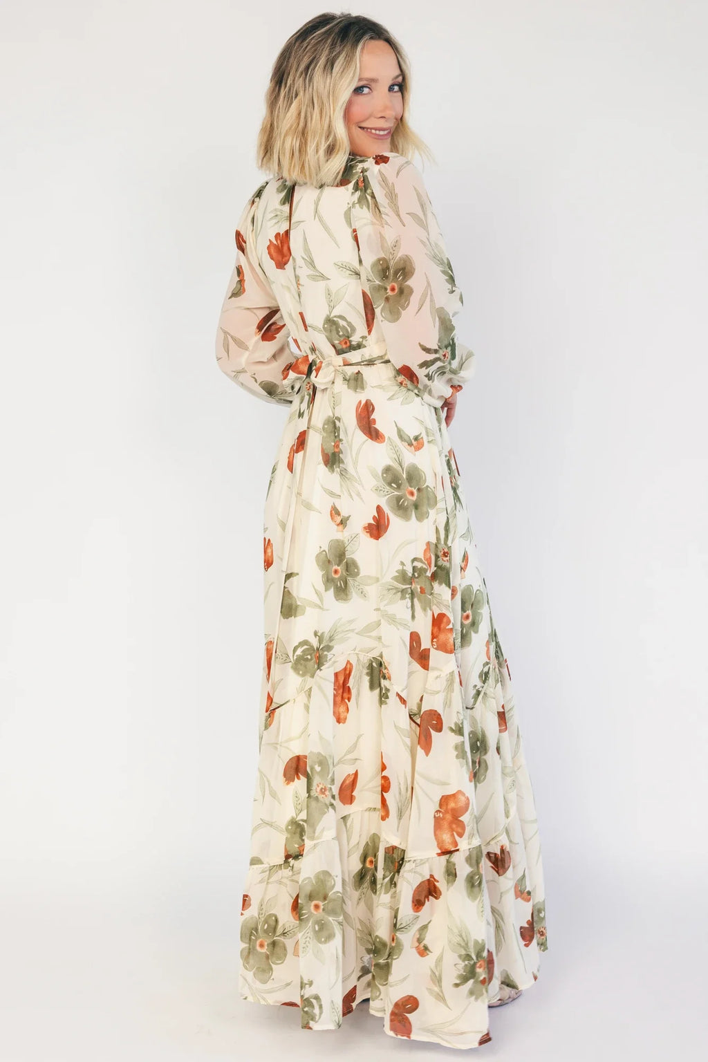 Johanna Maxi Dress | Cream Floral