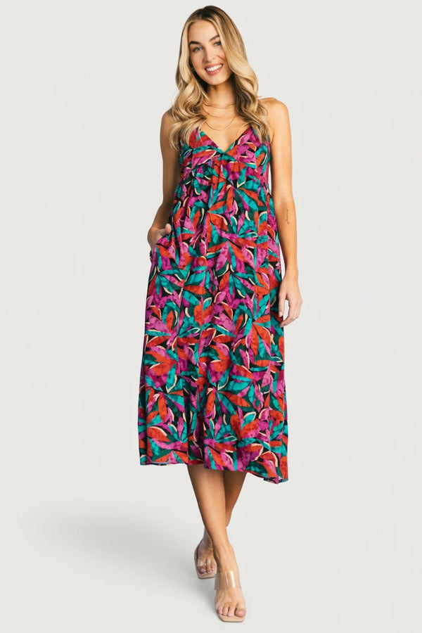 Granada Midi Dress | Multi Print
