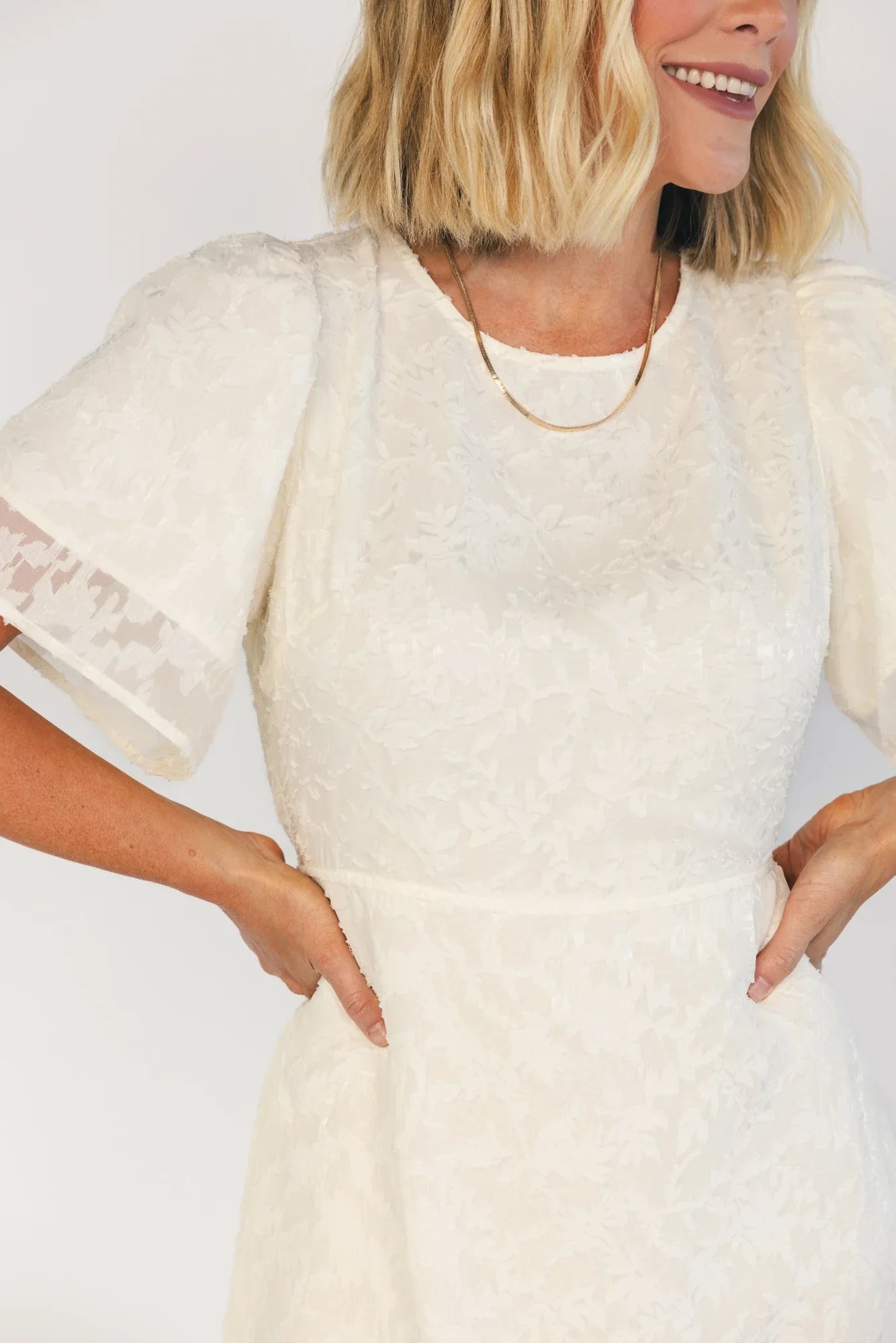Somerset Midi Dress | Cream Secondary image