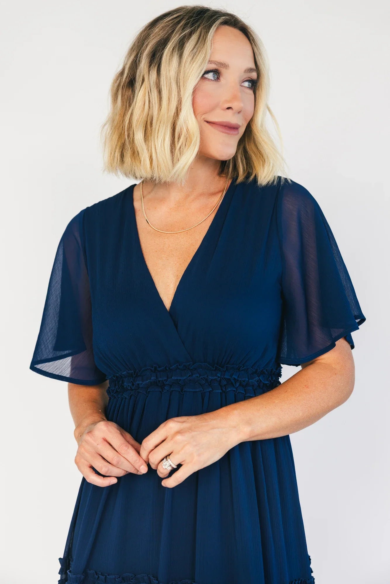 Metropolitan Maxi Dress | Navy Secondary image