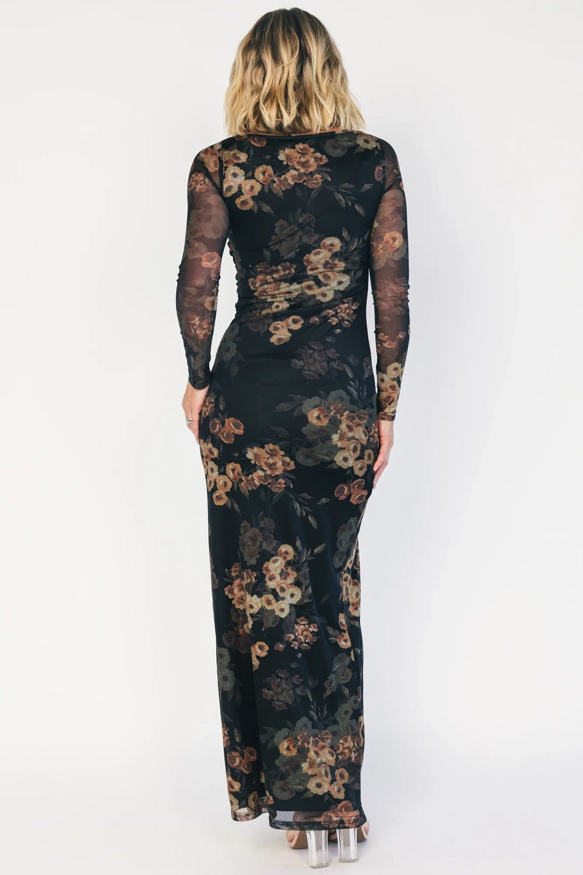 Isadora Maxi Dress | Black Floral