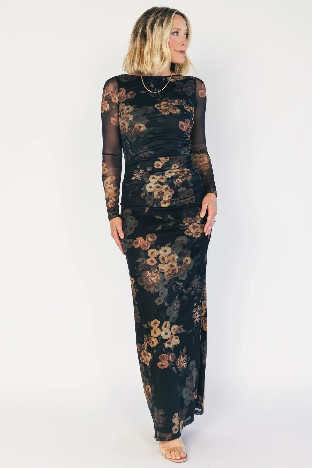 Isadora Maxi Dress | Black Floral