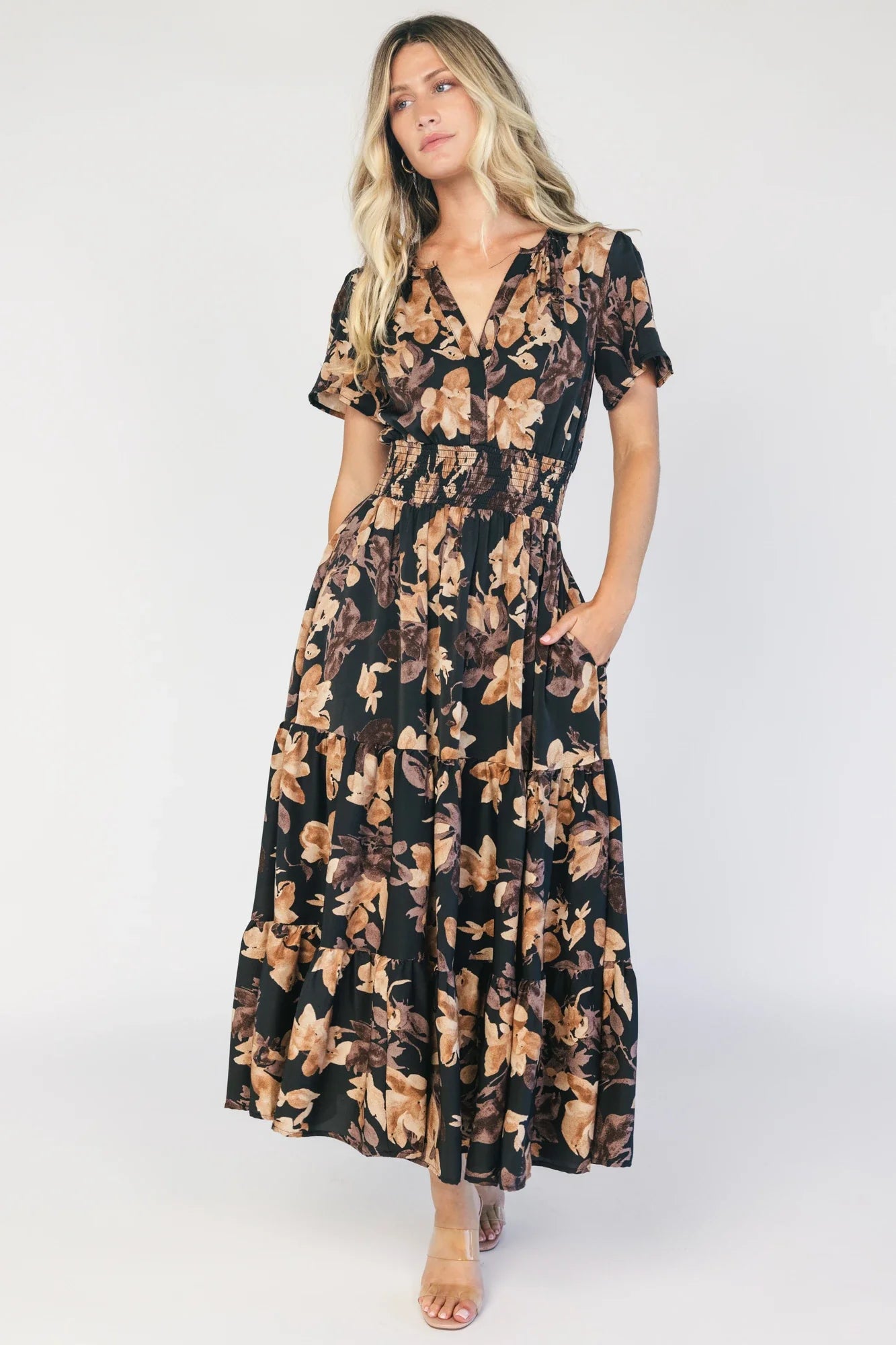 Holland Dress | Black + Clove Multi Secondary image