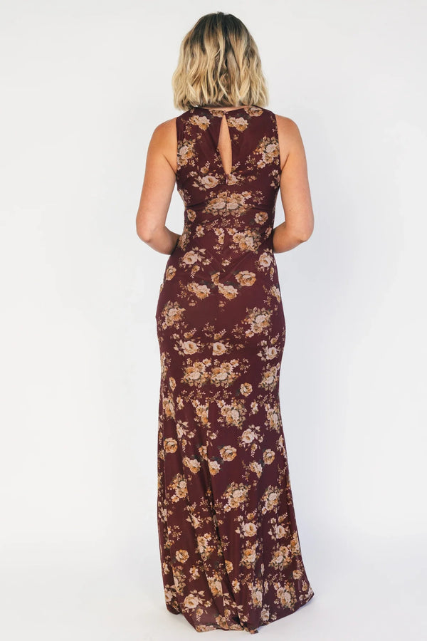 Vanderbilt Maxi Dress | Mahogany Floral
