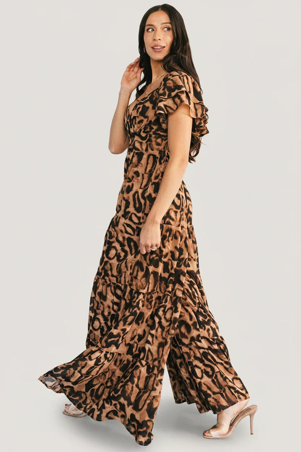 Katalina Jumpsuit | Leopard Print