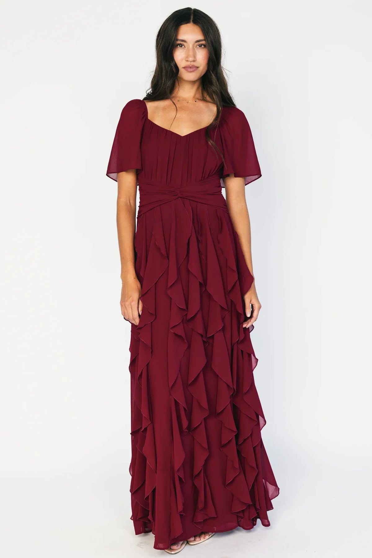 Mercer Maxi Dress | Cranberry Main image