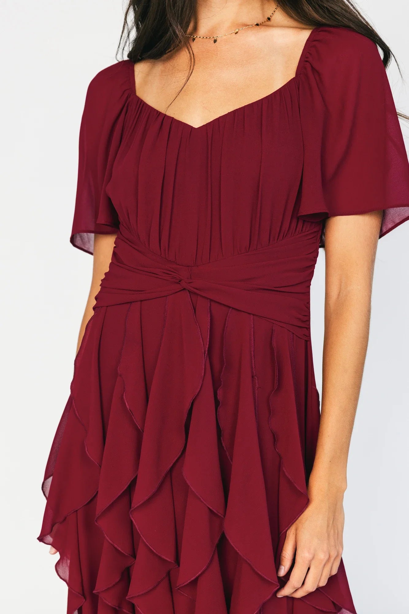 Mercer Maxi Dress | Cranberry Secondary image