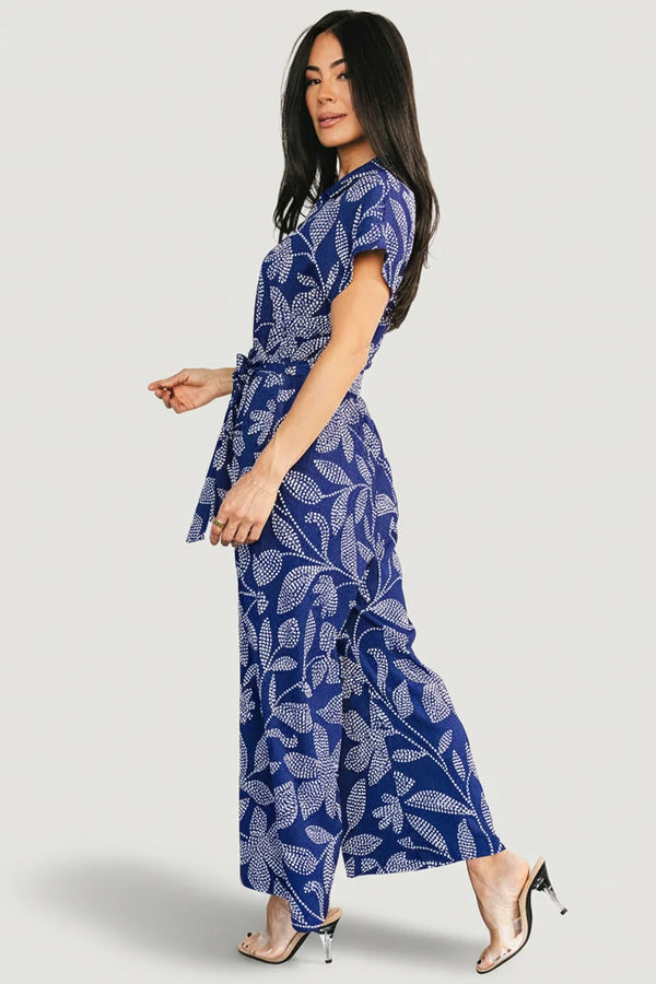Costa Jumpsuit | Blue Print