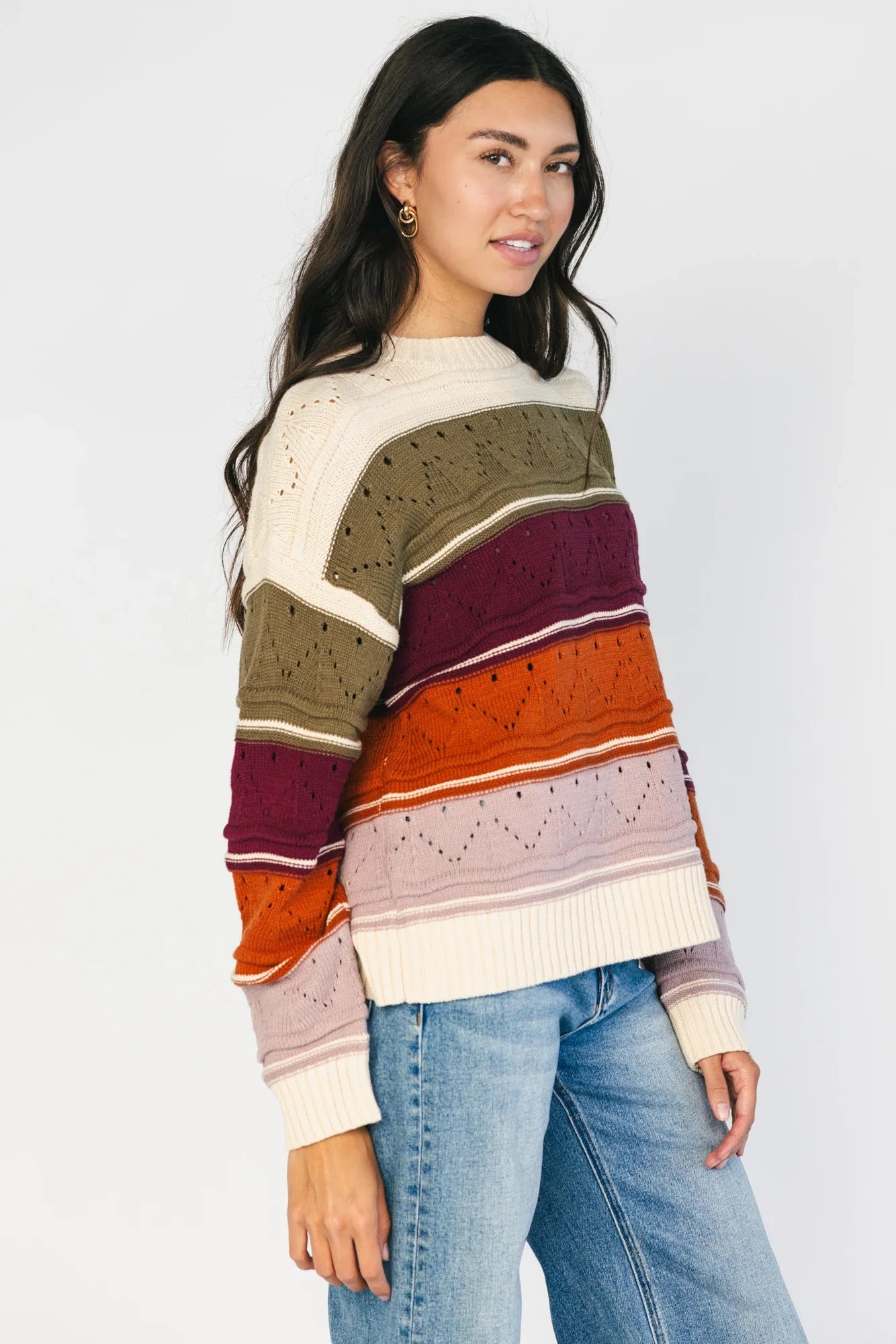 Hanover Sweater | Multi Stripe Secondary image