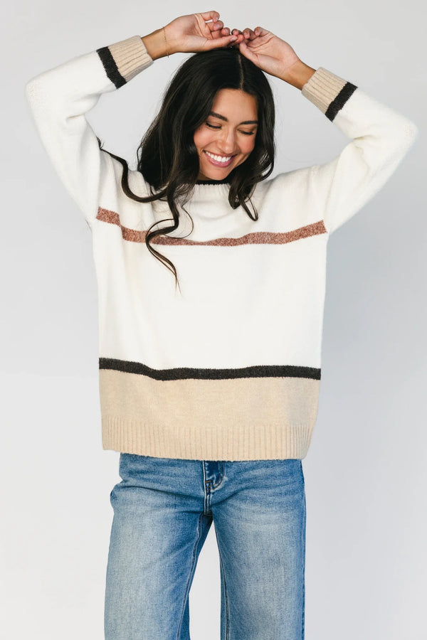 Stacey Sweater | Natural Multi