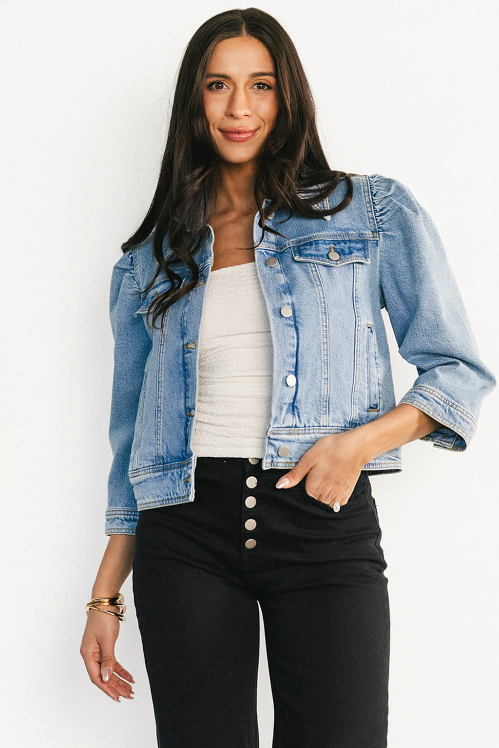 Inés Denim Jacket | Medium Wash