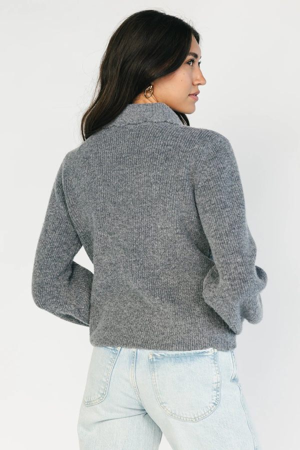 Emerson Bow Sweater | Gray