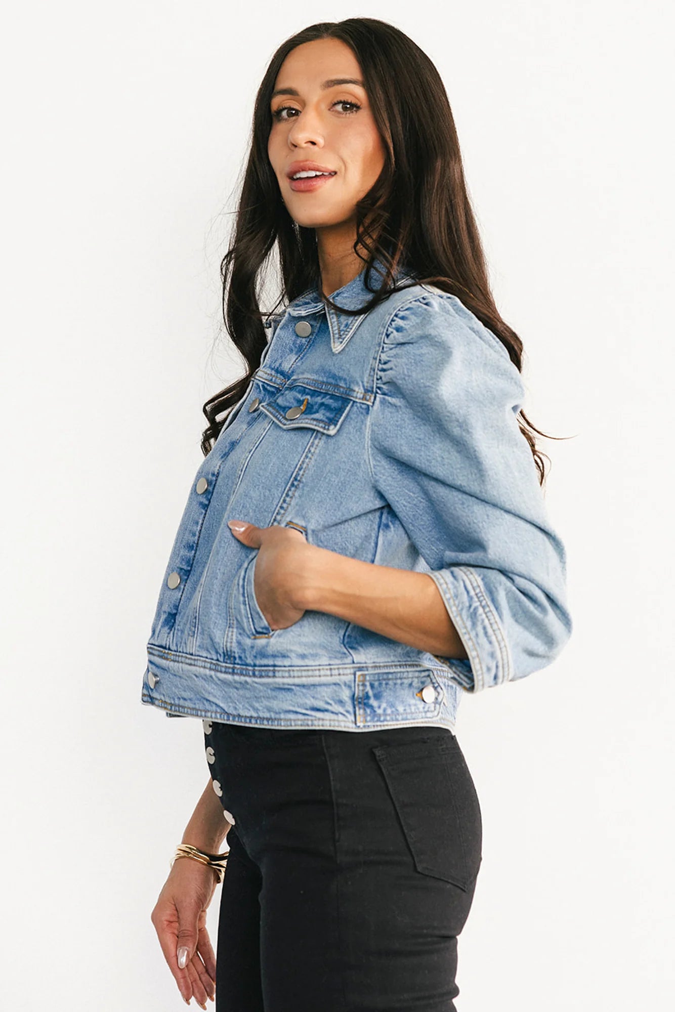 Inés Denim Jacket | Medium Wash Secondary image