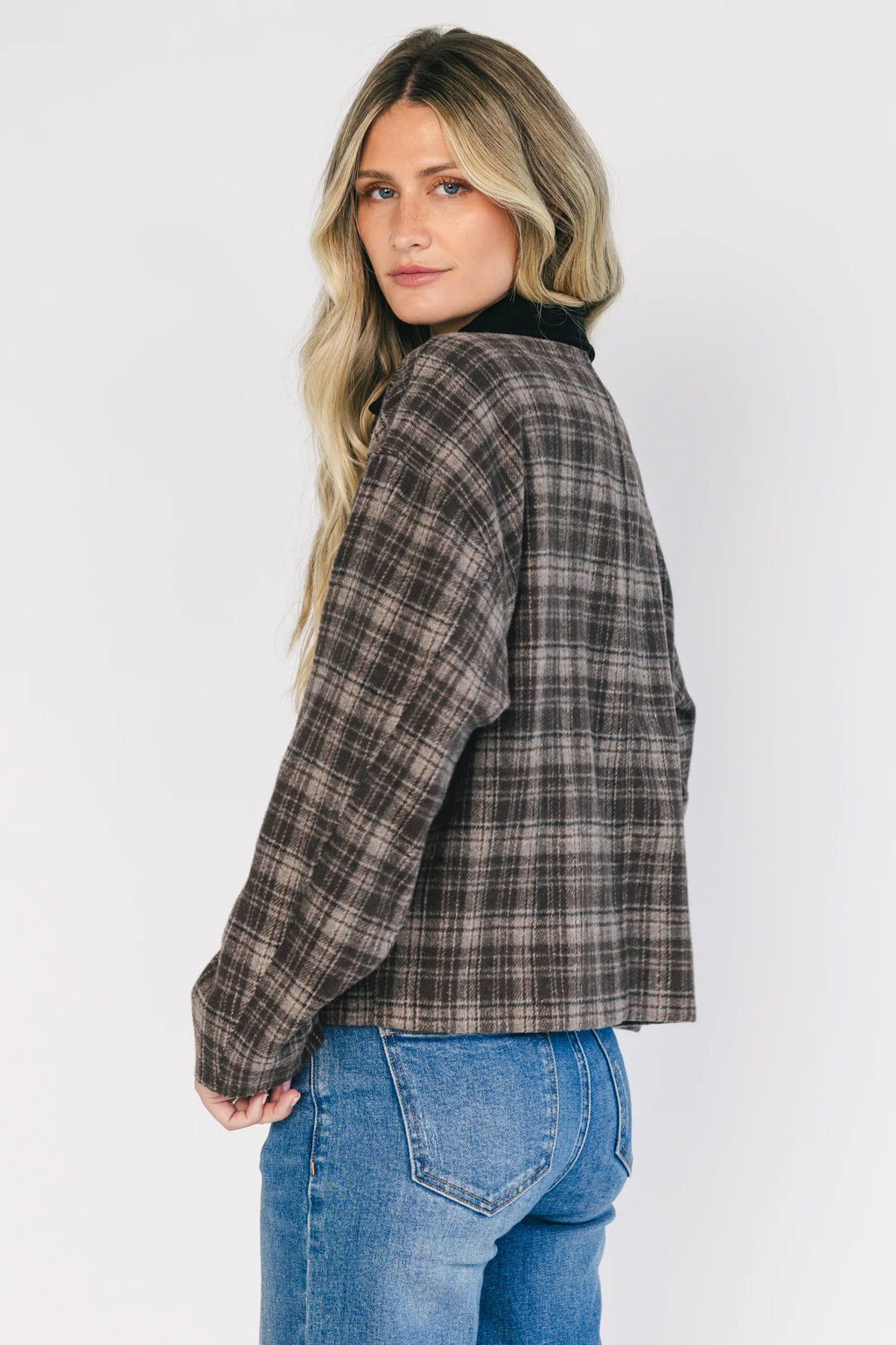Harvard Jacket | Brown Plaid