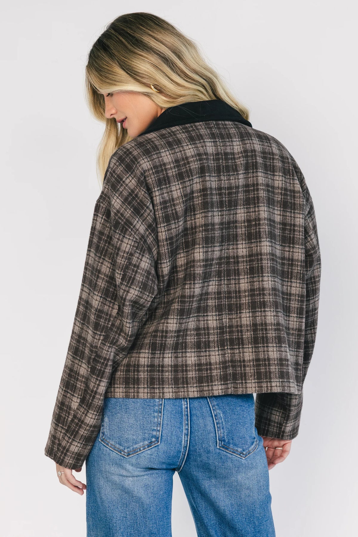 Harvard Jacket | Brown Plaid