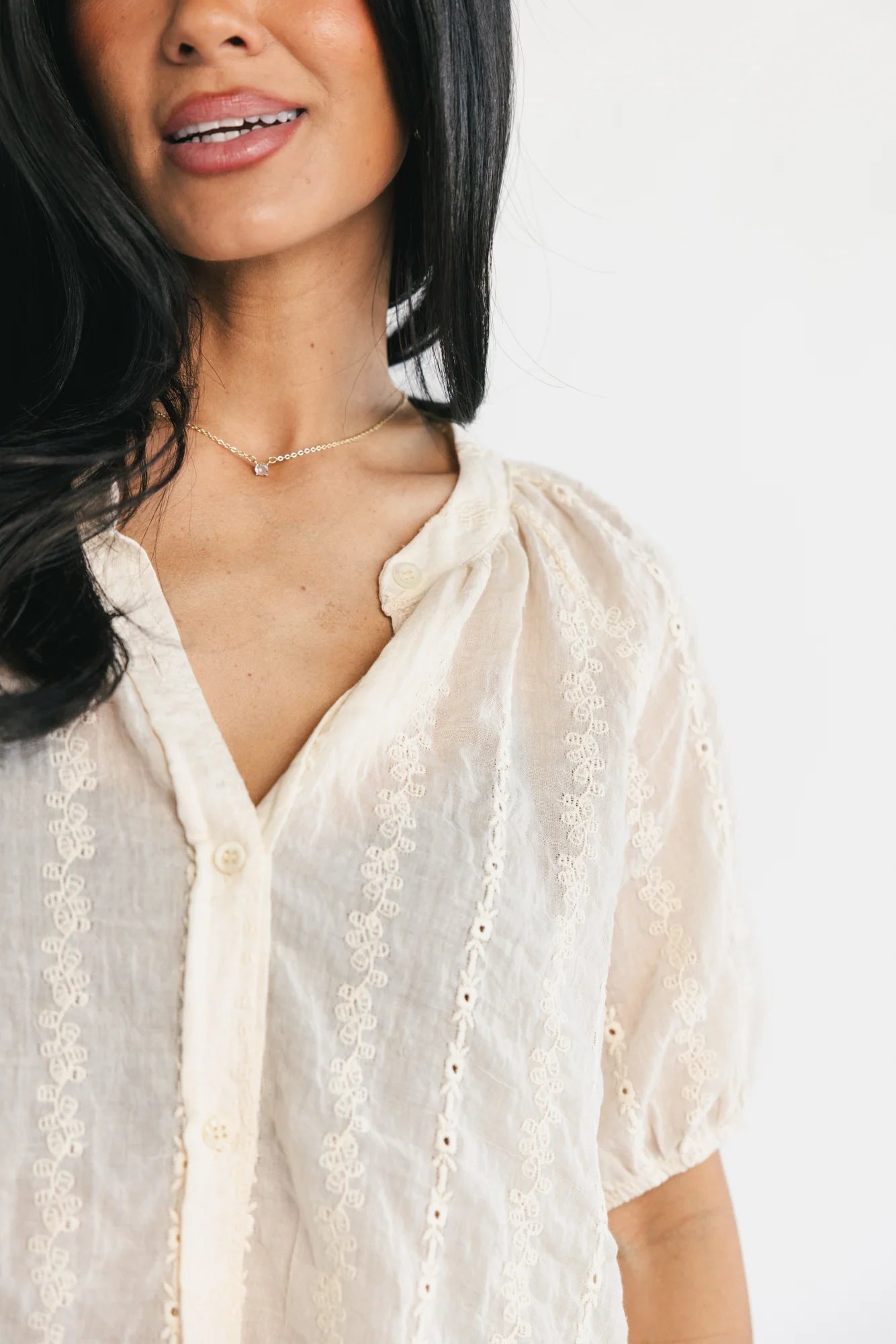 Bellamy Lace Top | Vintage Cream Secondary image
