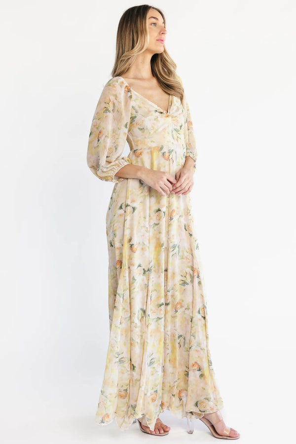 Aviana Maxi Dress | Golden Floral