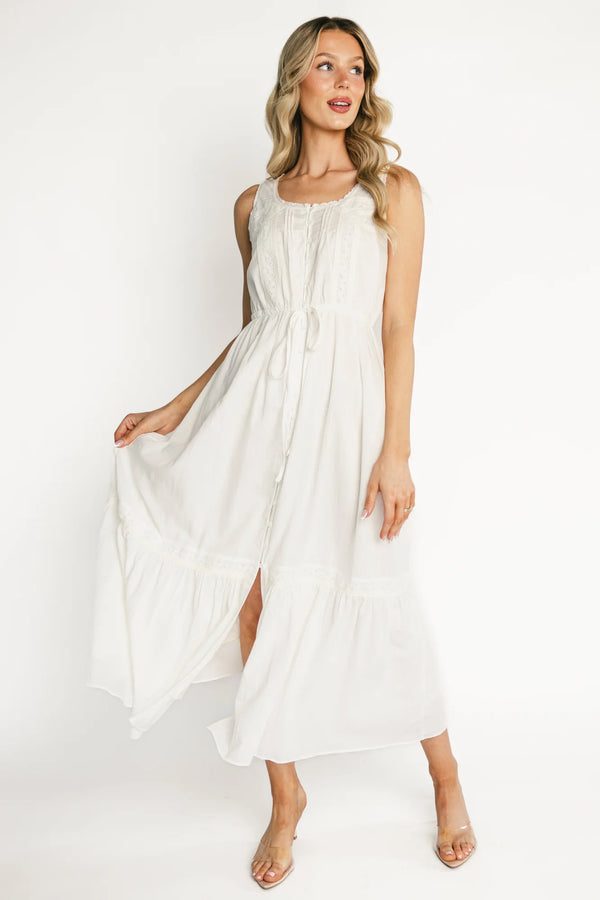 Blanche Midi Dress | Off White