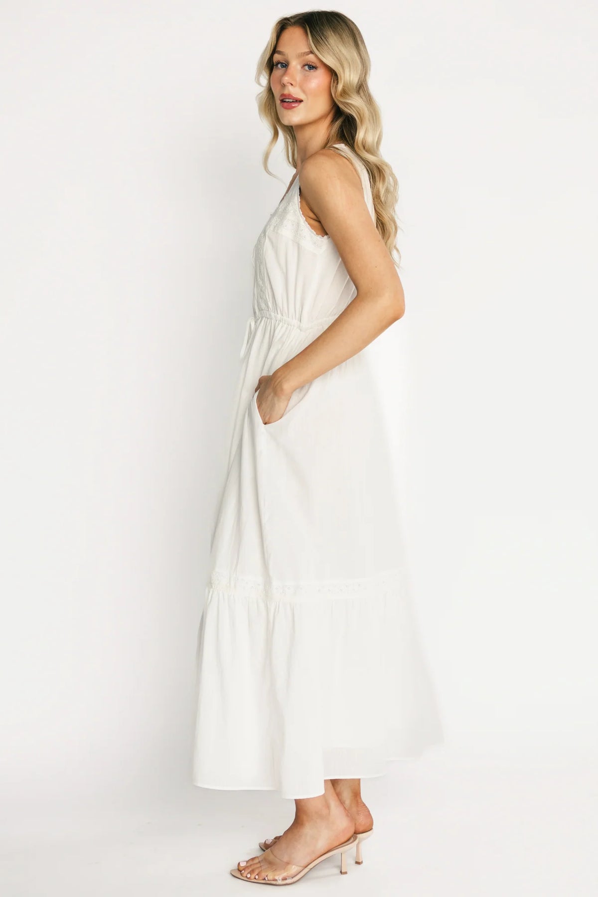 Blanche Midi Dress | Off White