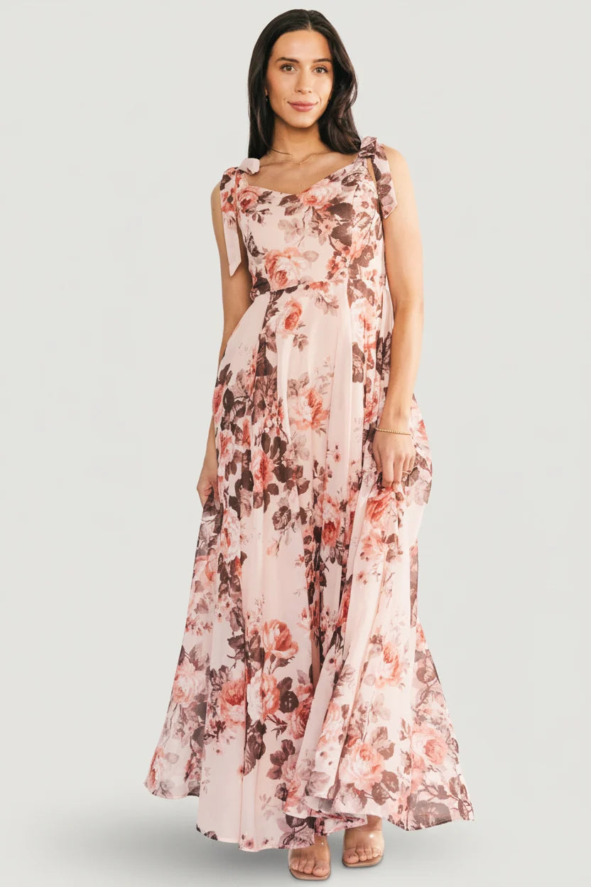 Macey Maxi Dress | Blush Floral Main image
