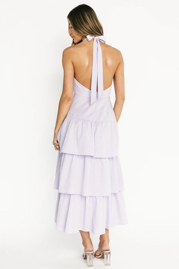 Savannah Tiered Maxi Dress | Light Purple