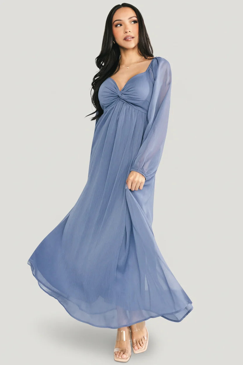 Dione Midi Dress | Blue Main image
