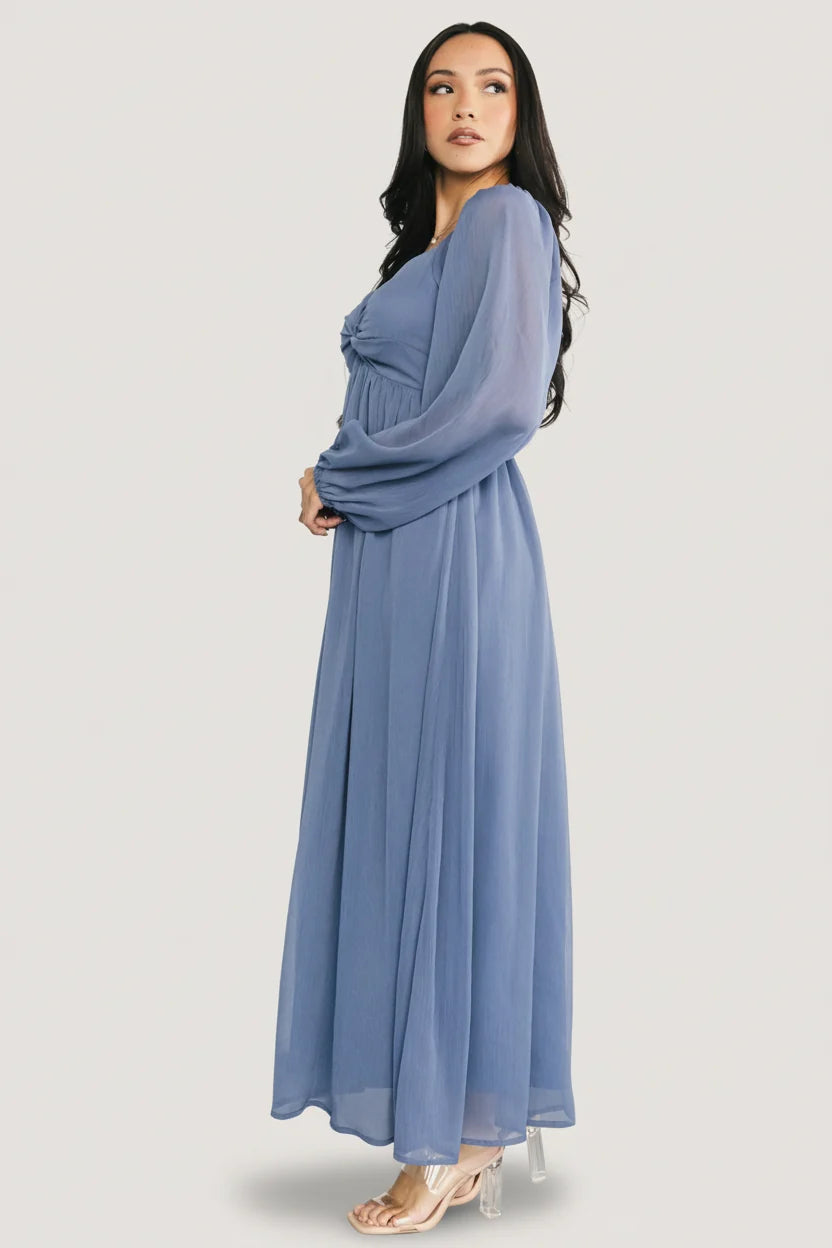 Dione Midi Dress | Blue