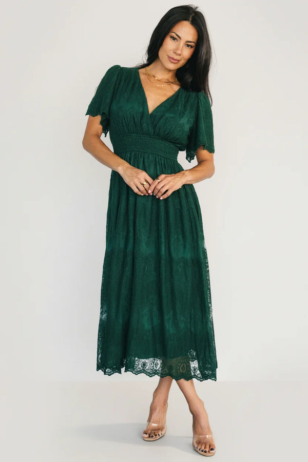 Milena Midi Dress | Green