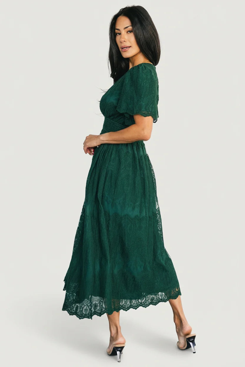 Milena Midi Dress | Green