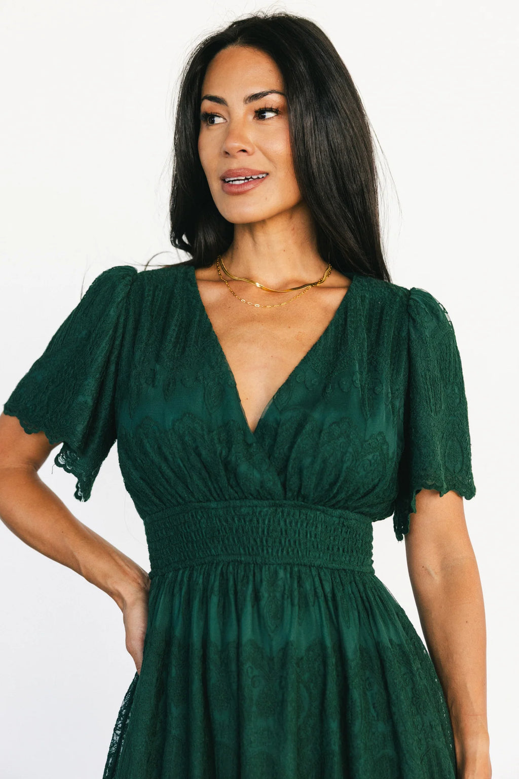 Milena Midi Dress | Green