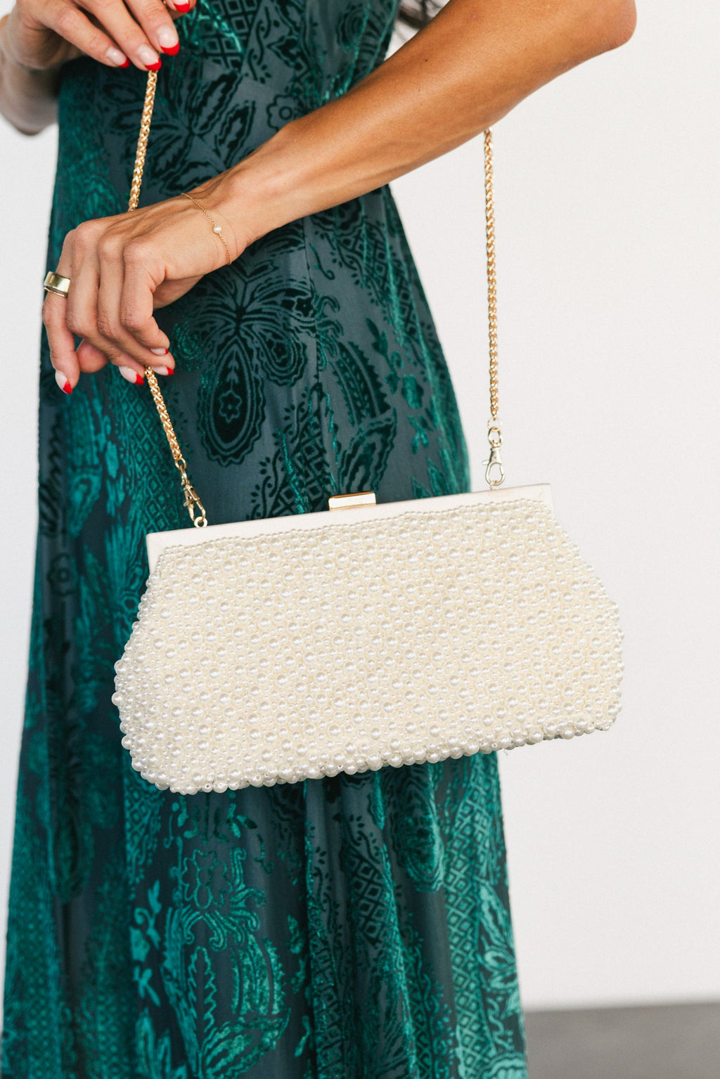 Serena Clutch Bag | Ivory