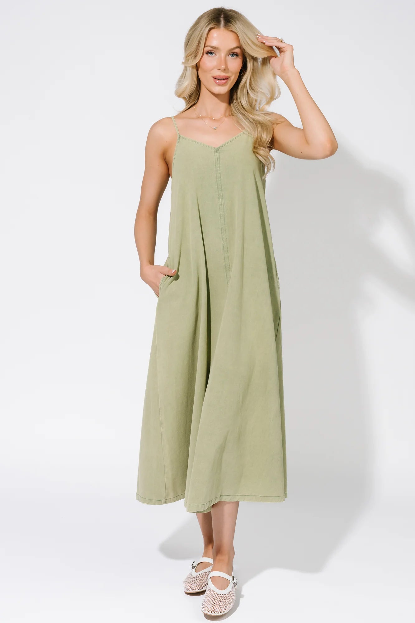 Marcia Maxi Dress | Green Secondary image